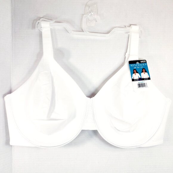 Vanity Fair Radiant Bra 44DD Back & Side Smoothing Minimizer Back Closure Beige - Picture 1 of 9